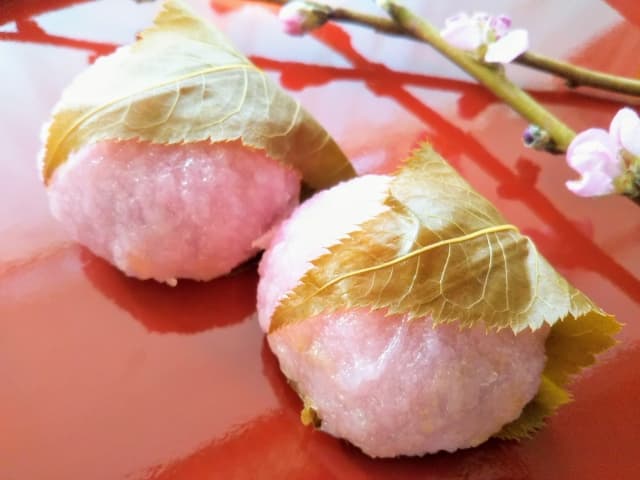関西風の桜餅